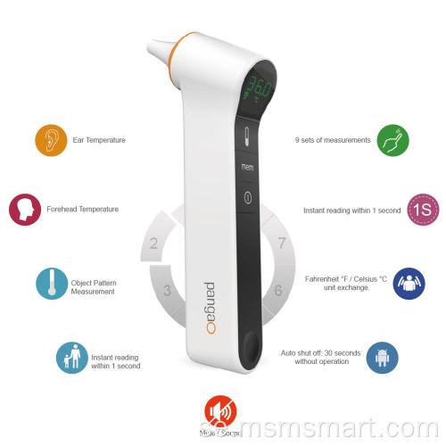 Öron- och panntermometer liten digital termometer